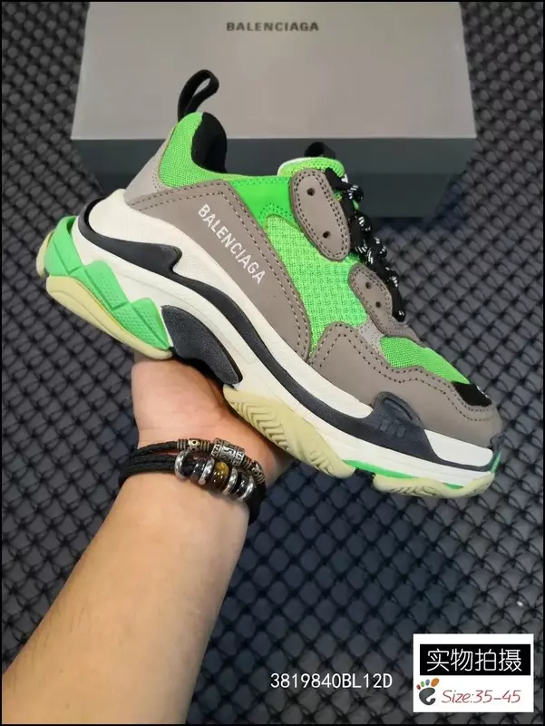 New fashion men's sports shoes Light wear anti-slip running shoes casual platform men's sports shoes