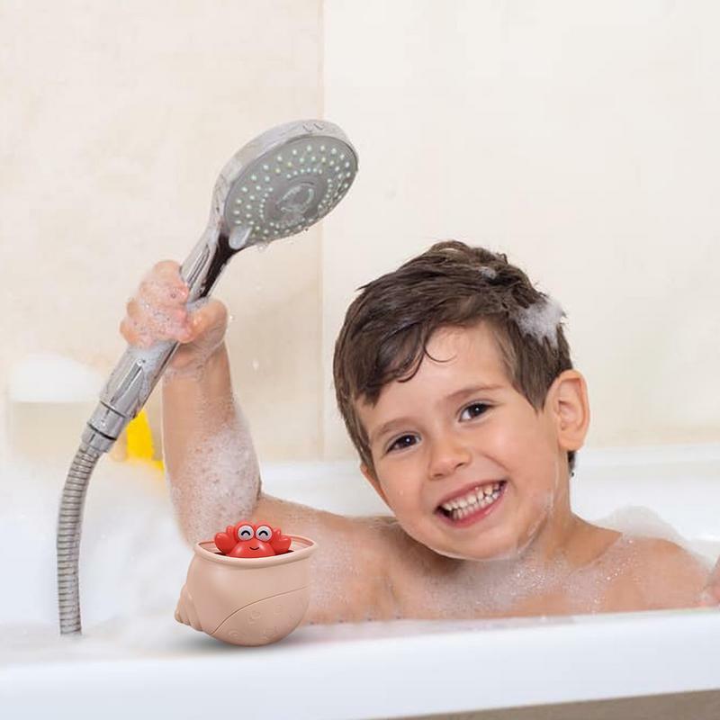 Juguete de baño para bebé, rociador de agua con forma de cangrejo, ducha rociadora, regalo para niños