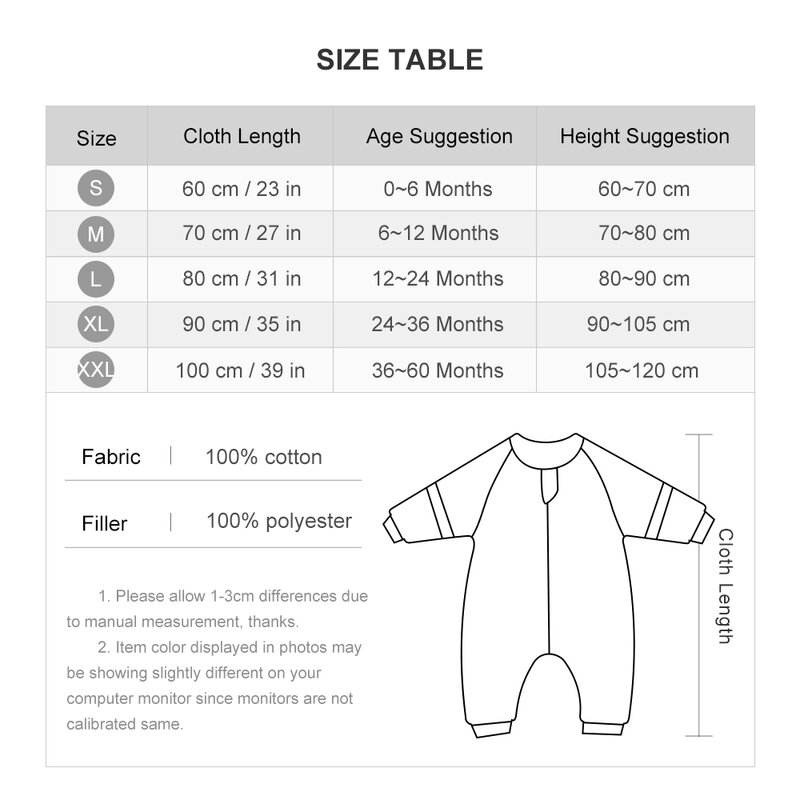 子供用スリーピングバッグ,1〜4歳の子供用寝袋,取り外し可能な袖,3ジッパー,ウインドブレーカー