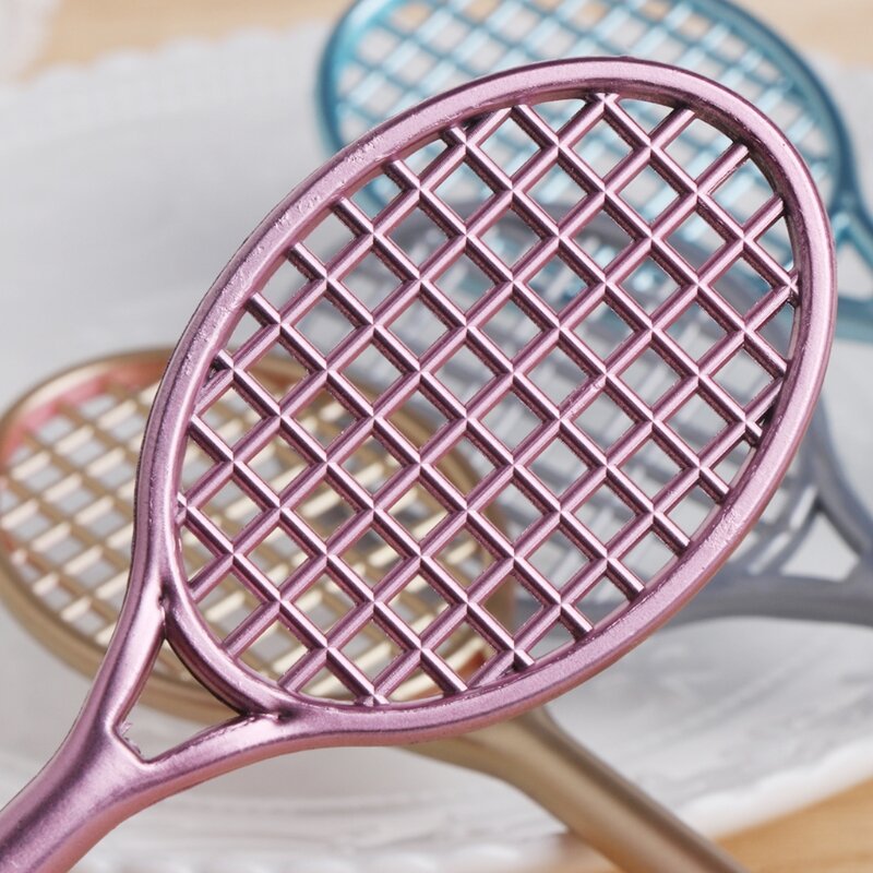 Caneta gel rápida lightcolor com design bonito raquete badminton caneta fina usável