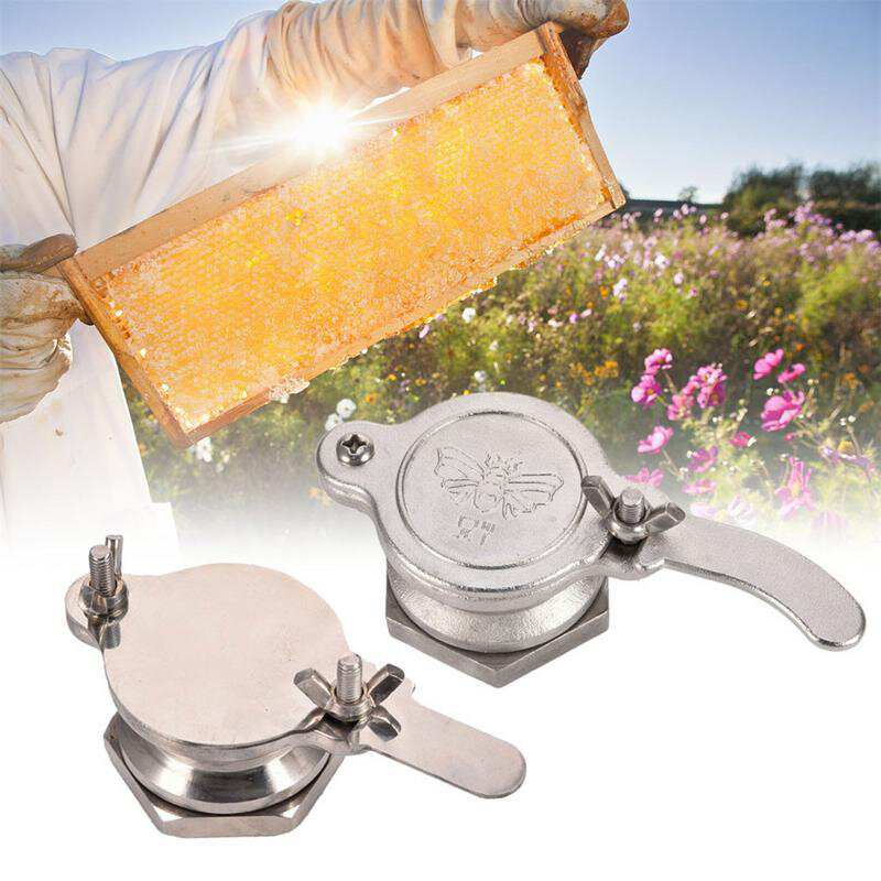 1 pz in acciaio inox Honey Gate Honey Valve Honey Tap Honey Extractor Gate attrezzature per l'apicoltura strumenti per alveare forniture per apicoltore