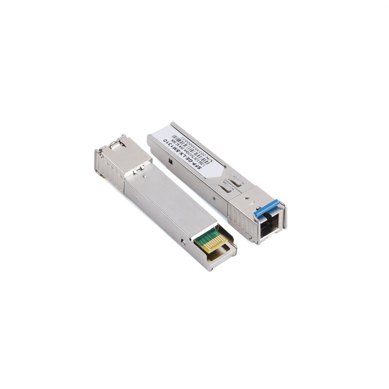 1 Paar Gigabit Fiber Sfp Module 1000M Sc 1.25G 1310nm/1550nm Single Mode A + B Fiber Module Geschikt Voor Cisco Mikrotik Ethernet Switch