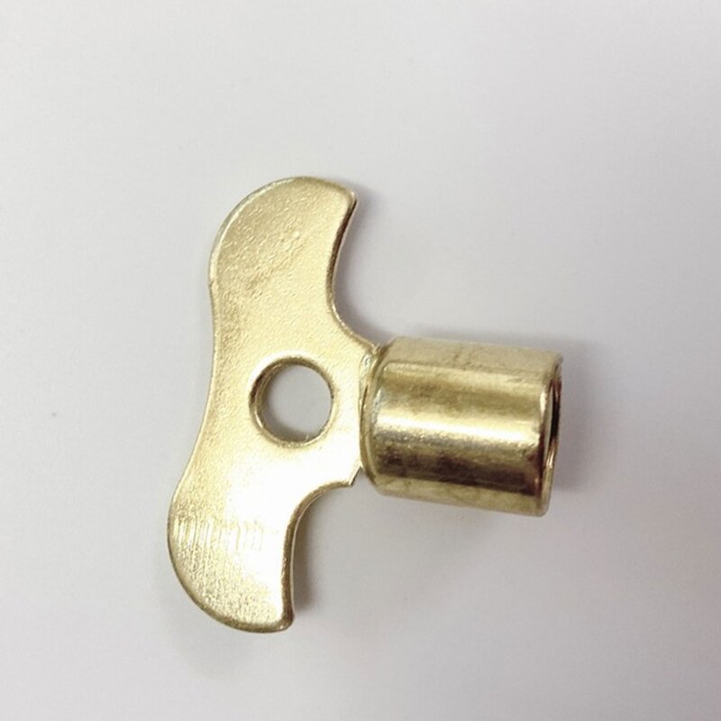 Key For Water Tap Solid Brass Special Lock New Radiator Plumbing Bleeding Keys Square Socket Hole Water Tap Faucet Key