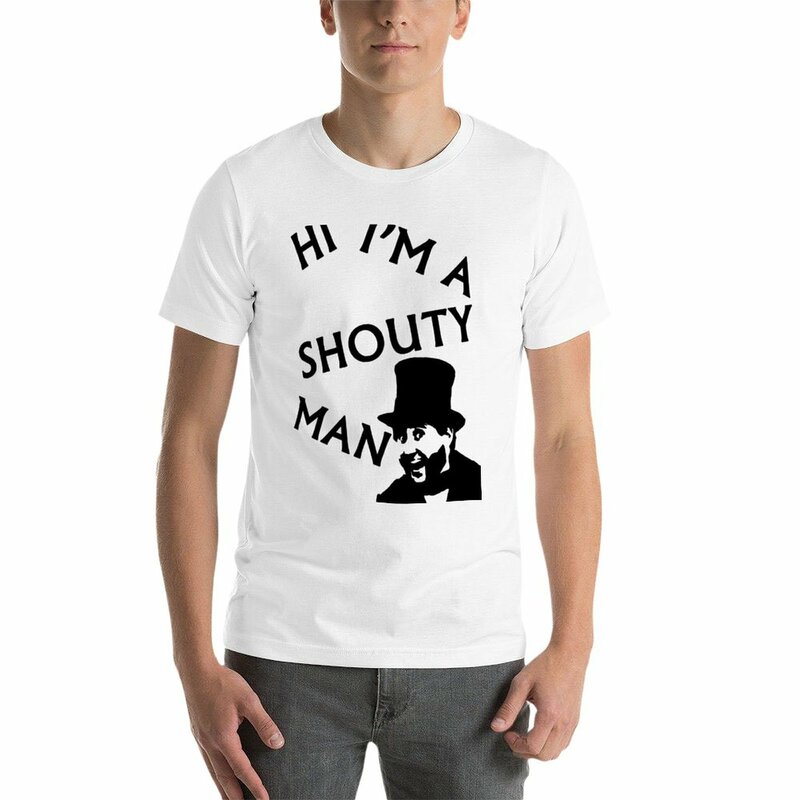 T-shirt Animal Print masculina, camisas para meninos, T-shirt gráfica, Shouty, Novo