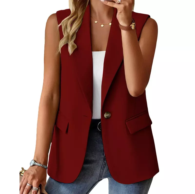 Jaquetas slim fit para mulheres, ternos pequenos, tops exteriores, high-end, C2079