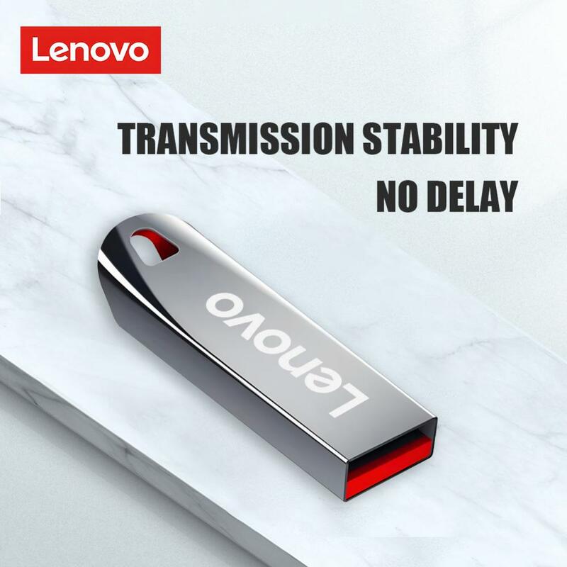 Lenovo unidad Flash USB Original, unidad de memoria portátil de Metal de 2TB, disco U, Pendrive de alta velocidad de 1TB, accesorio