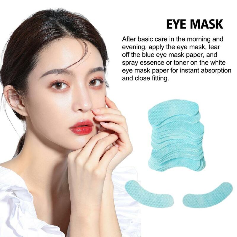 1 Pair Firming Eye Skin Collagen Film Paper Soluble Facial Mask Face Skin Cheek Sticker Forehead Patch Anti-aging Wrinkles Remov