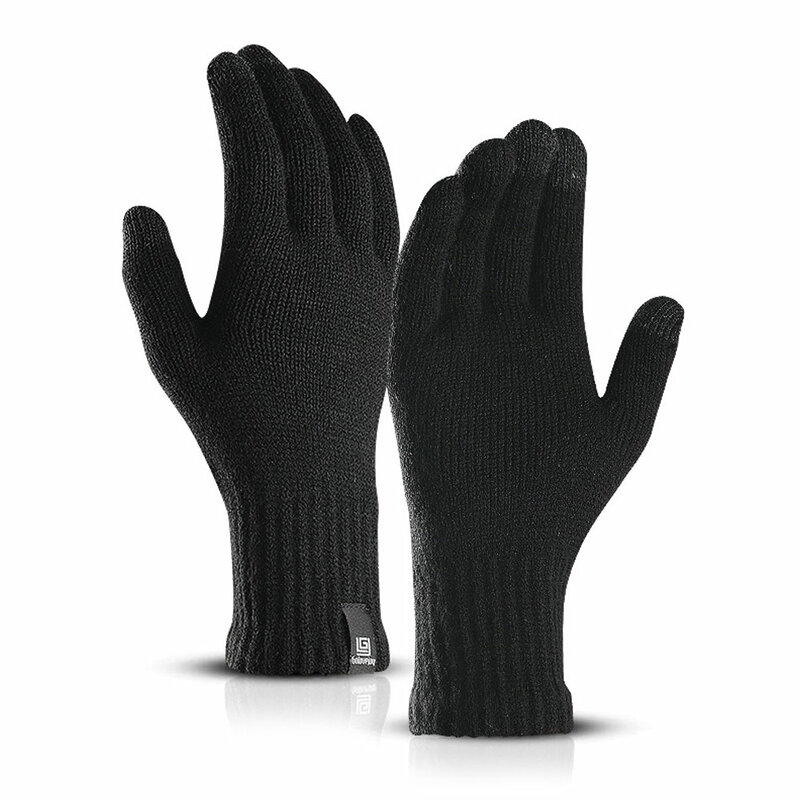 1 Pair Polar Sport Couple Touch Screen Smartphone Gloves, Brushed Interior for Comfort & Warmth, Compatible for Universal Phones