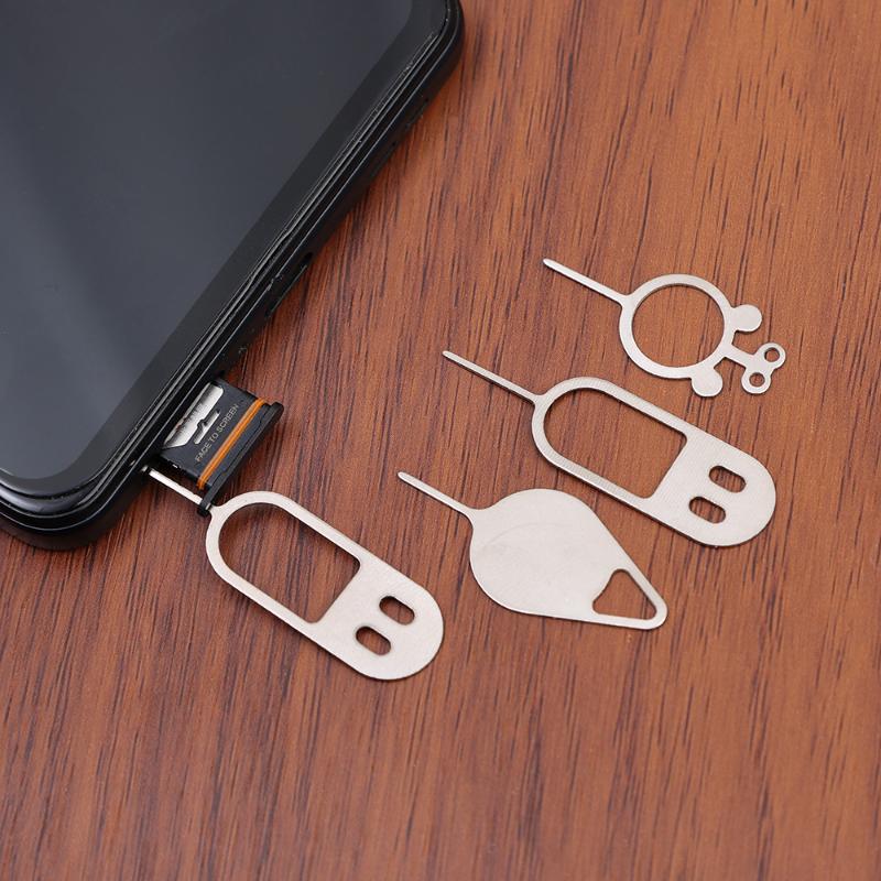 10 sztuk uniwersalny wysuń taca karty Sim otwórz Pin igły klucz narzędzie dla iPhone 14 Samsung Xiaomi telefony komórkowe karty Sim akcesoria