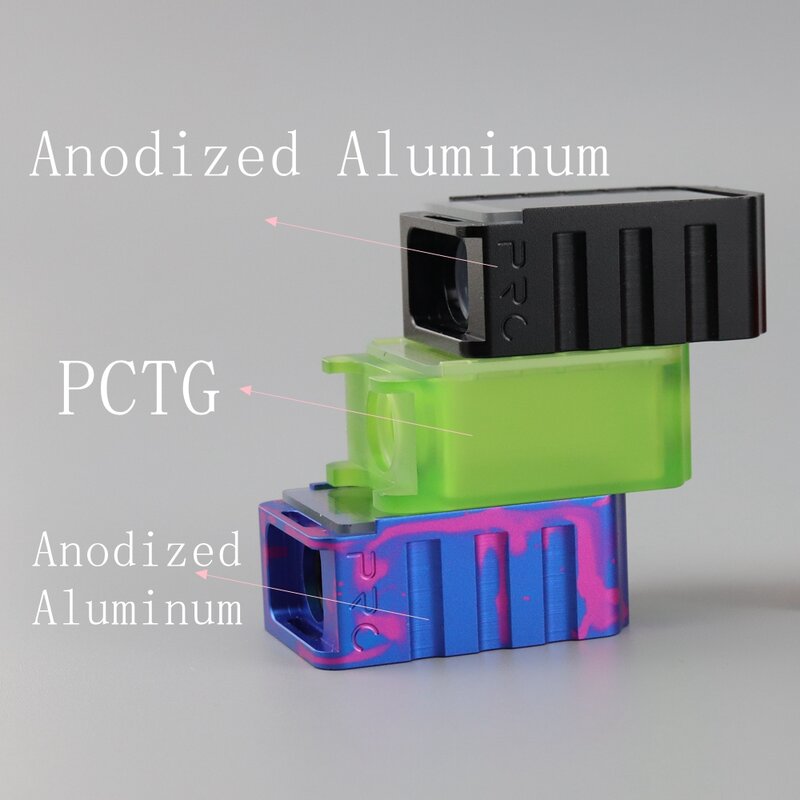 Anodyzowane aluminium/PCTG akcesoria do akwarium zastępcza PRC ProRo BoRo ze szklanymi pokrywka O-ringi do SXK BB/Billet AIO Box