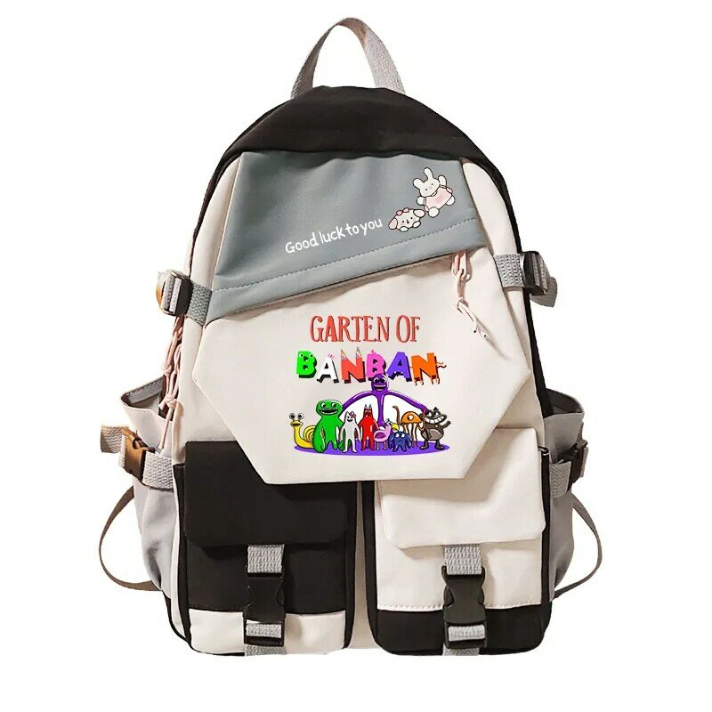 Garten Of Banban-mochila con estampado de dibujos animados para niños, morral informal de varios colores, morral escolar para estudiantes adolescentes