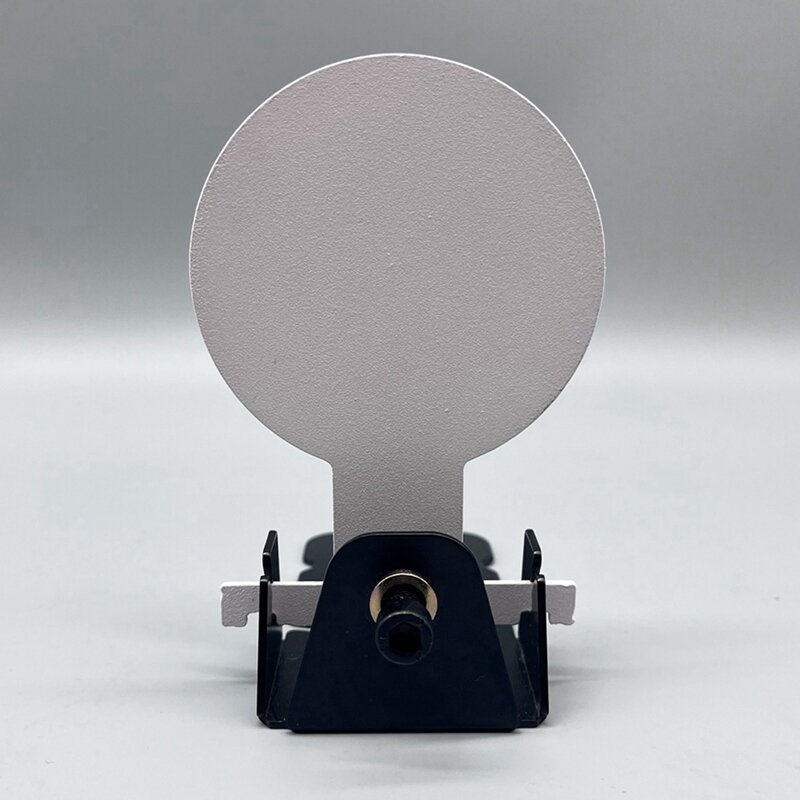 Маленькая миниатюрная инвертированная металлическая мишень для практики съемки ручной сброс практические мишени прочные простые в использовании белые и черные