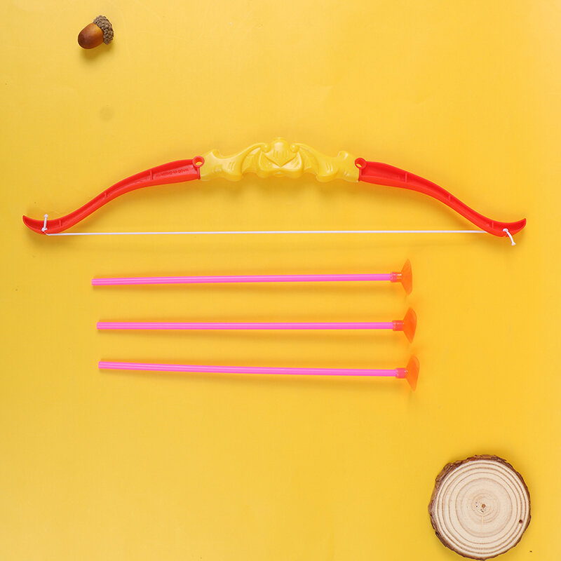 Kinder schießen Outdoor-Sport Bogen Pfeil Set Plastiks pielzeug für Kinder Outdoor-Spielzeug