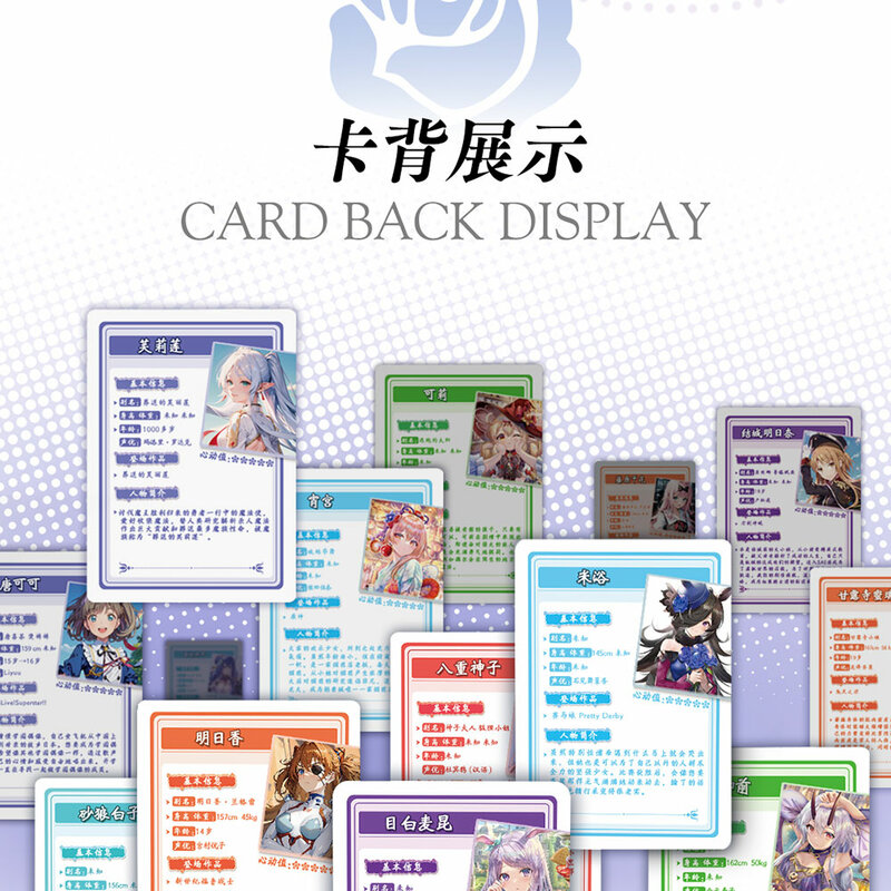 Nieuwe Bloem Meisje 2 Godin Kaarten Anime Collectie Kaarten Hobby Mooie Kaarten Bikini Pak Booster Box Kid Speelgoed Verjaardagscadeaus