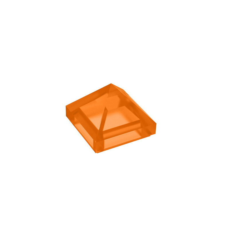 Gobricks Inclinação GDS-837 45 1x1x2/3 Pirâmide Convexa Quádrupla compatível com lego 22388 peças de DIY infantil