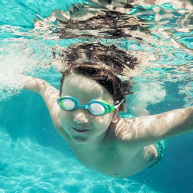 Óculos de natação para adultos e crianças, sem vazamento, essenciais, homens e mulheres, jovens, 1 pacote