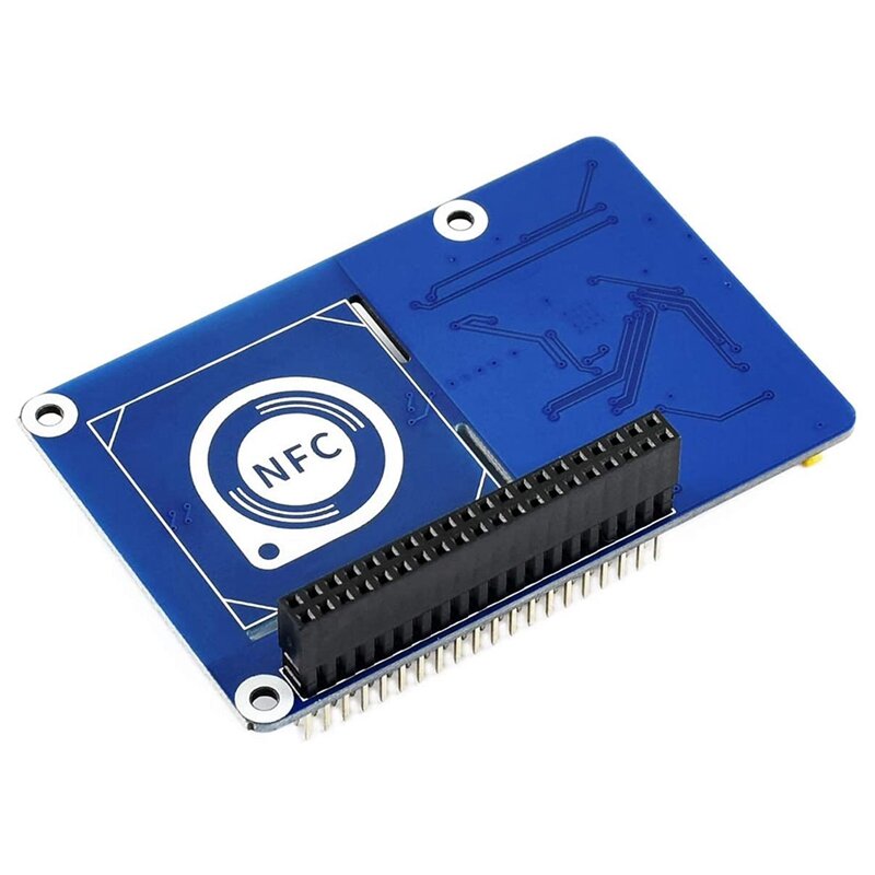 Waveshare-Sombrero PN532 NFC para Raspberry Pi, frecuencia de 13,56 Mhz, compatible con tres Interfaces de comunicación I2C SPI y UART