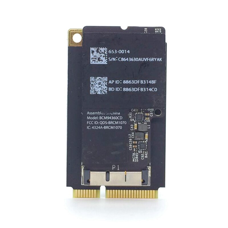 Nuovo muslimwireless-AC WIFI Bluetooth BT 4.0 Airport 802.11Ac Card con MINI adattatore pci-e