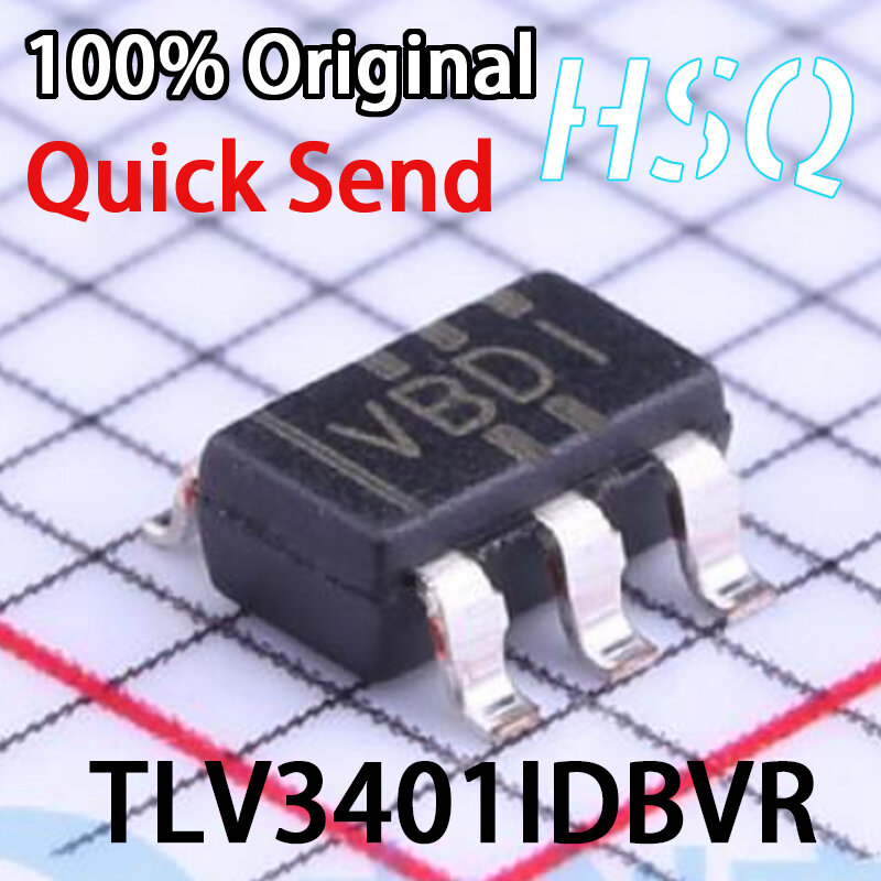 1PCS TLV3401IDBVR TLV3401 Silk Screen VBDI SOT23-5 Voltage Comparator Original