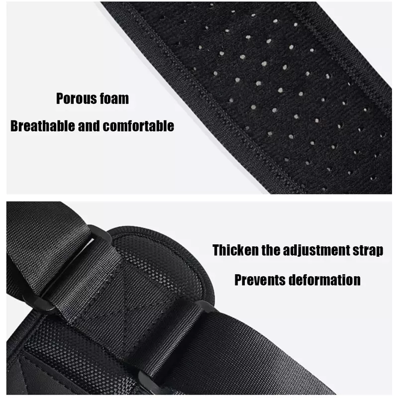 Attelle de posture du dos réglable pour hommes et femmes, équipement d'entraînement pour le bureau à domicile, ceinture de soutien initiée par la posture