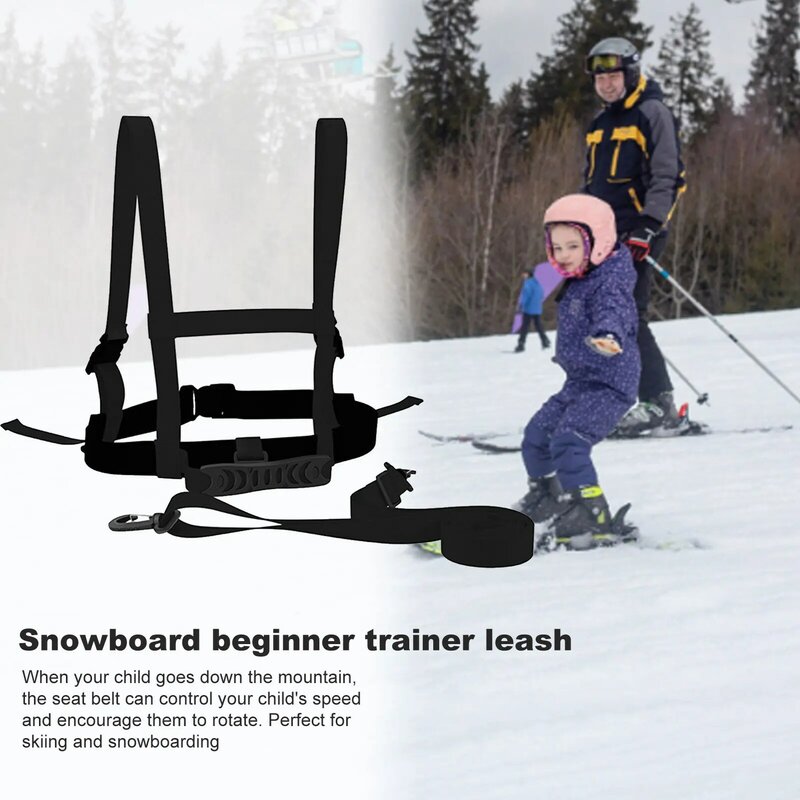 تسخير تزلج قابل للتعديل للأطفال ، تدريب على الجليد ، أشرطة تدريب الأطفال ، رفع النحاس ، الرسن التزلج ، أحزمة السلامة