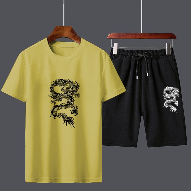 Базовая свободная футболка в стиле хип-хоп для морского фитнеса Мужские баскетбольные брюки с коротким рукавом хлопковые наряды с принтом в стиле High Street Бесплатная доставка