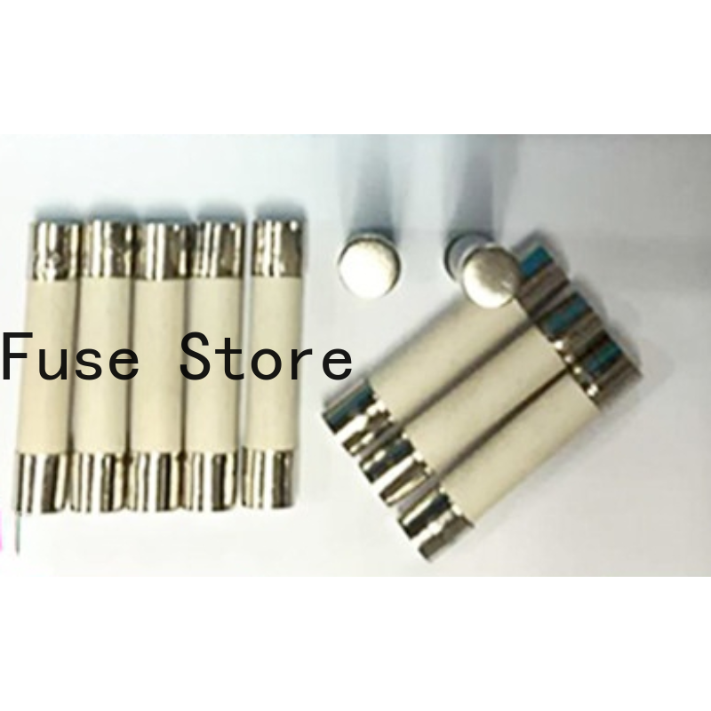 10PCS Brand-new Slow-breaking Glass Fuse Tube 6*30mm 250V T7A T8A T12A T13A