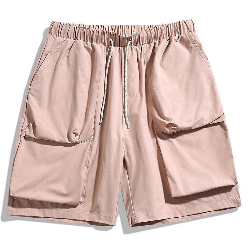 TFETTERS pantaloncini Cargo tascabili solidi di marca per uomo 2024 estate nuovo giappone pantaloncini Casual larghi Mans Hip Hop Motion Clothes Men