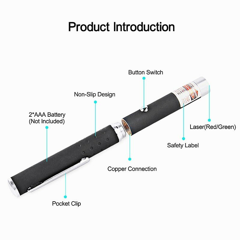 5MW High Power Green Blue Red Dot Laser Light Pen 530Nm 405Nm 650Nm Powerful Laser Meter Tactical Sight Pointer Lasers Pens