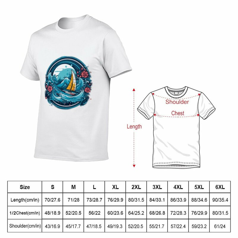 Neue Segel T-Shirt Grafiken T-Shirt plus Größe T-Shirts Grafik T-Shirts Männer Kleidung