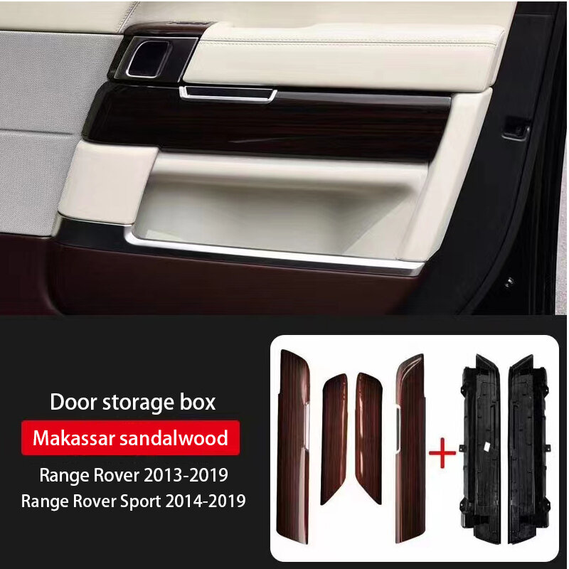 Actualización de tablón de puerta interior automática para Range Rover, Range Rover Sport 2013-2019 L494 L405, caja de almacenamiento para puerta, organizador de reposabrazos