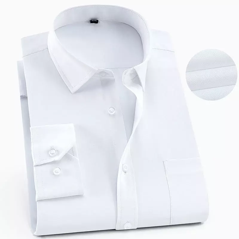 Men Fashion Casual Long Sleeve Printed Shirt Slim Fit Male Social Business Beach Dress Shirt Brand Men Clothing Soft Comfortable