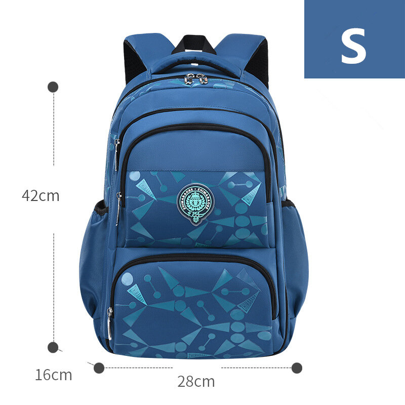 Tas punggung sekolah dasar anak laki-laki, ransel berpergian tahan air untuk anak laki-laki dan perempuan