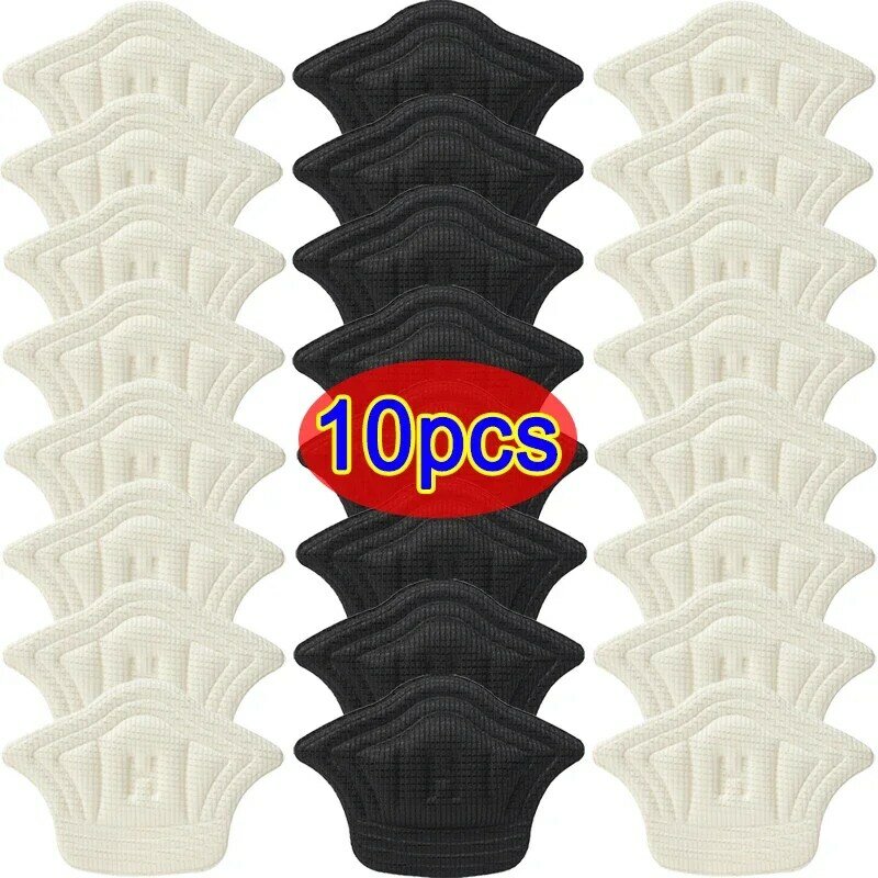 Palmilhas Patch Heel Pads para Mulheres Calçados Esportivos, Tamanho Ajustável, Adesivos Traseiros, Almofadas Antiwear, Protetor de Cuidados com os Pés, 2 Pcs, 10Pcs