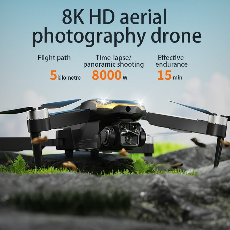 Profesjonalny dron M8 Pro Drone 4K o wysokiej rozdzielczości może być używany do unikania przeszkód dzięki zakresie lotniczej 5000