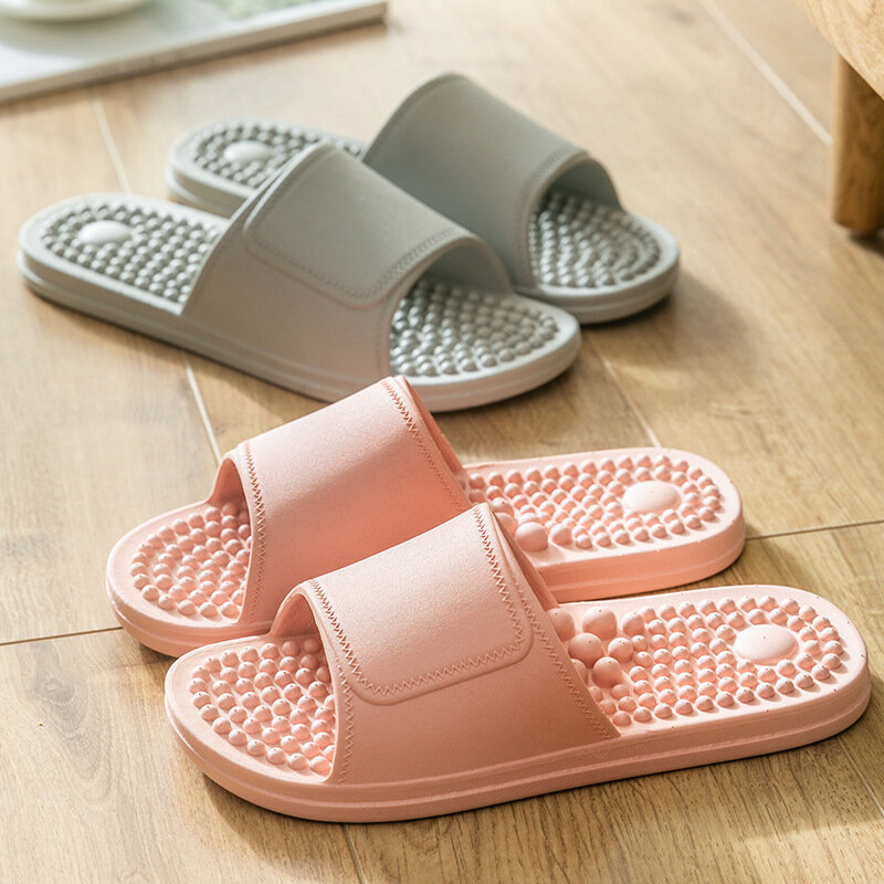 3D ฤดูร้อนรองเท้าแตะคู่ Unisex นุ่มลื่นรองเท้าสวมใส่ Flipflops ฝักบัวในร่มบ้าน Sandal นวด Plantar