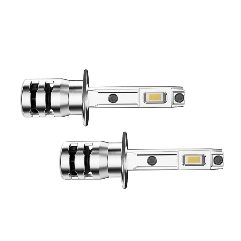 2 buah lampu otomatis truk Diode Mini 6000LM 25W H1 LED Tinggi 6000K lampu putih mobil pasang dan Mainkan lampu LED bagian cahaya tinggi