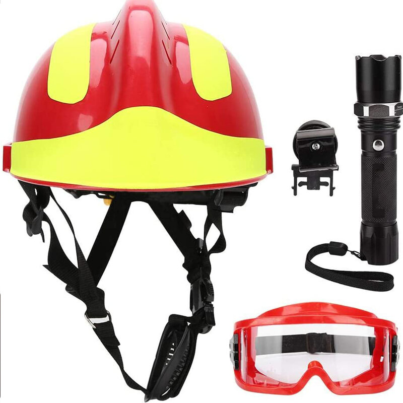 F2 helm keselamatan penyelamatan darurat Fire ABS, helm pelindung pemadam kebakaran