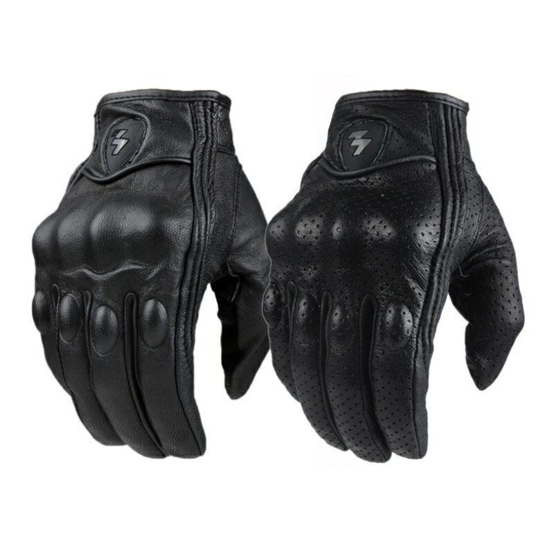 мотоперчатки для мотоцикла мото перчатки Перфорированные мотоциклетные перчатки из натуральной кожи в стиле ретро. Водонепроницаемые мотоциклетные перчатки. Защитные мотоциклетные перчатки. Перчатки для мотокросса