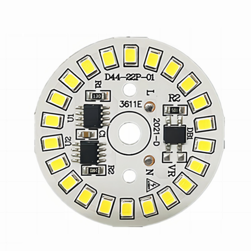 LED電球パッチランプsmdプレート、円形モジュールライトソースプレート、ダウンライトチップ、スポットライト、ac 220v