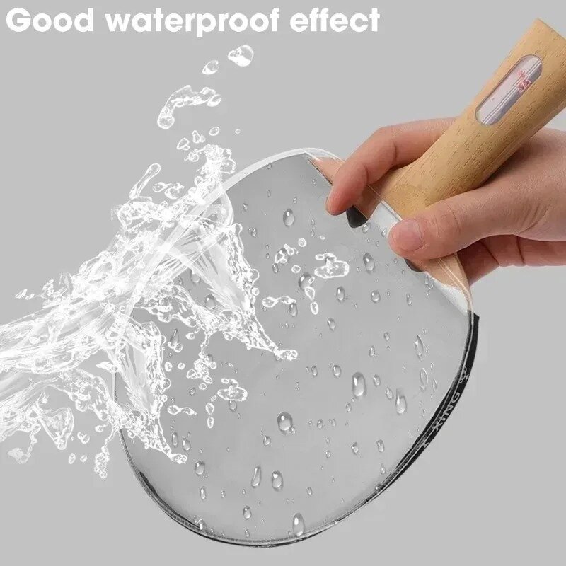 2/10Pcs Ping Pong Racket Protective Film Sticky Transparent Maintenance Cover Table Tennis Racket Rubber Protection Film Tool