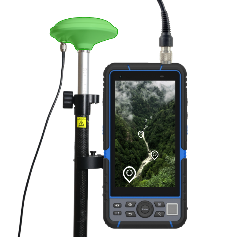 Hugerock IP67 G60N กระแทก SDK อุปกรณ์ PDA RTD GNSS GPS สำรวจแอนดรอยด์เกรด4G RTD ทนทานพร้อมใช้งาน