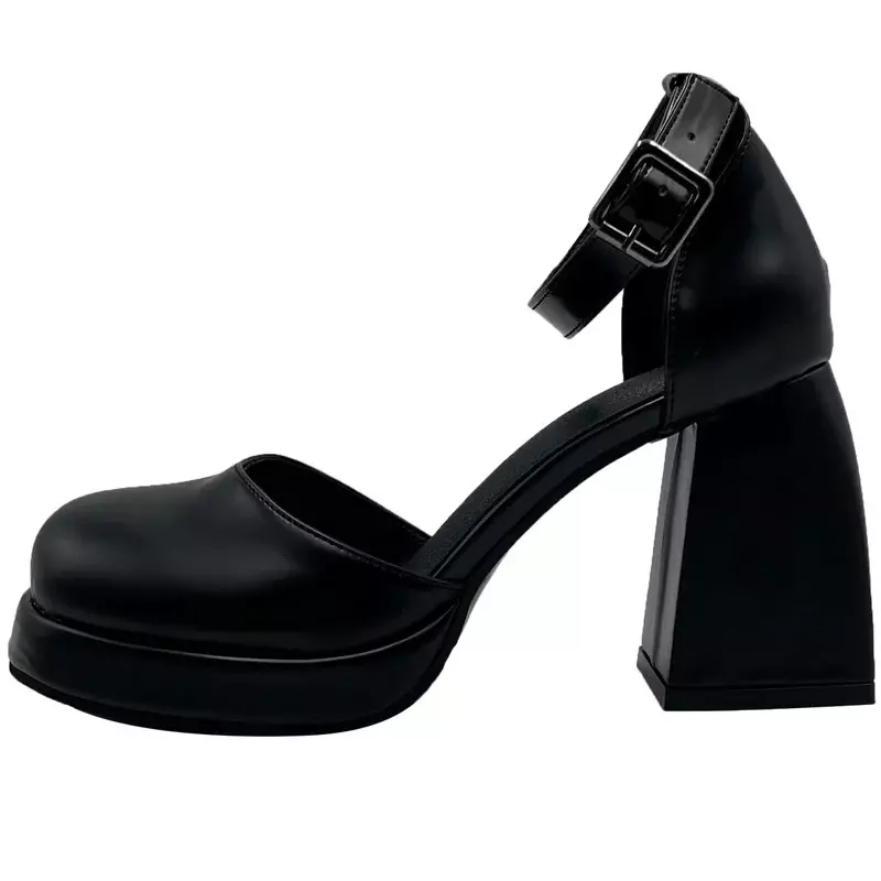 Chaussures Mary Janes Lolita pour femmes, sandales à plateforme optique, escarpins à talons hauts, fête d'été, chaussures pour dames, nouveau, 2022