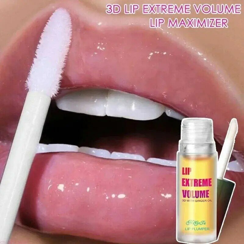 Long Lasting Volumising Essence Oil Lip Plumper Oil Serum Instant Repair Lip Fine Lines Increases Elasticity Sexy Lip Balm New