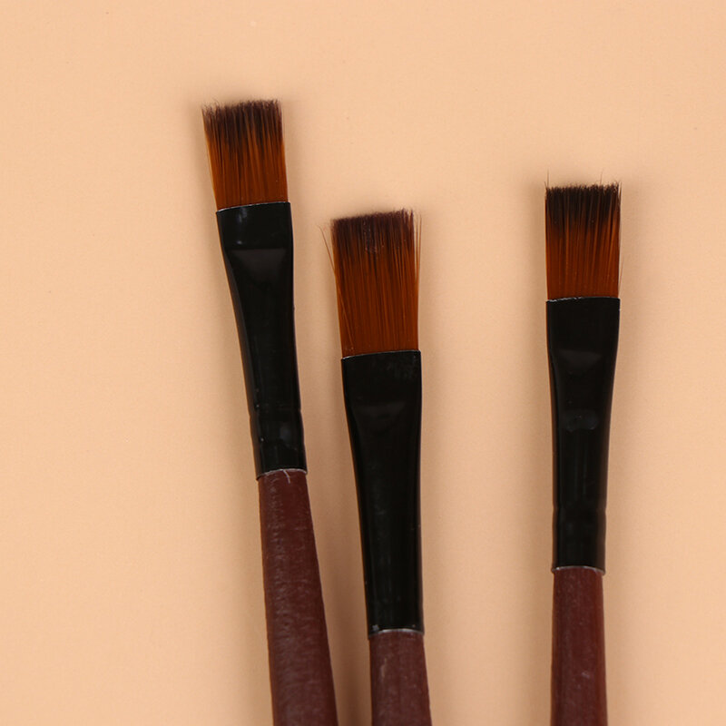1Set kuas seniman kuas cat minyak akrilik nilon untuk perlengkapan seniman cat air Set Menggambar perlengkapan melukis