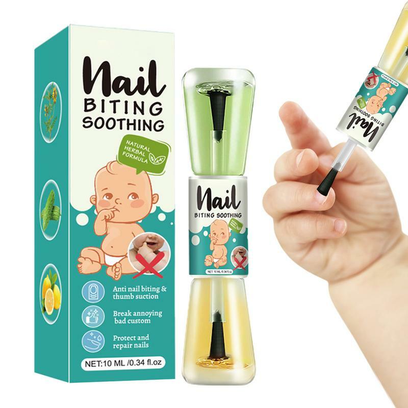 Thumb Sucking Stop Nail Polish Liquid, Ferramenta Suave e Segura para Cuidados com as Unhas para Crianças e Adultos, Solução 10ml