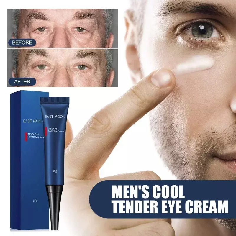 Openeyes-Gel para los ojos para hombre, crema hidratante para las ojeras, levantamiento de péptidos, para las ojeras, hinchazón, líneas finas