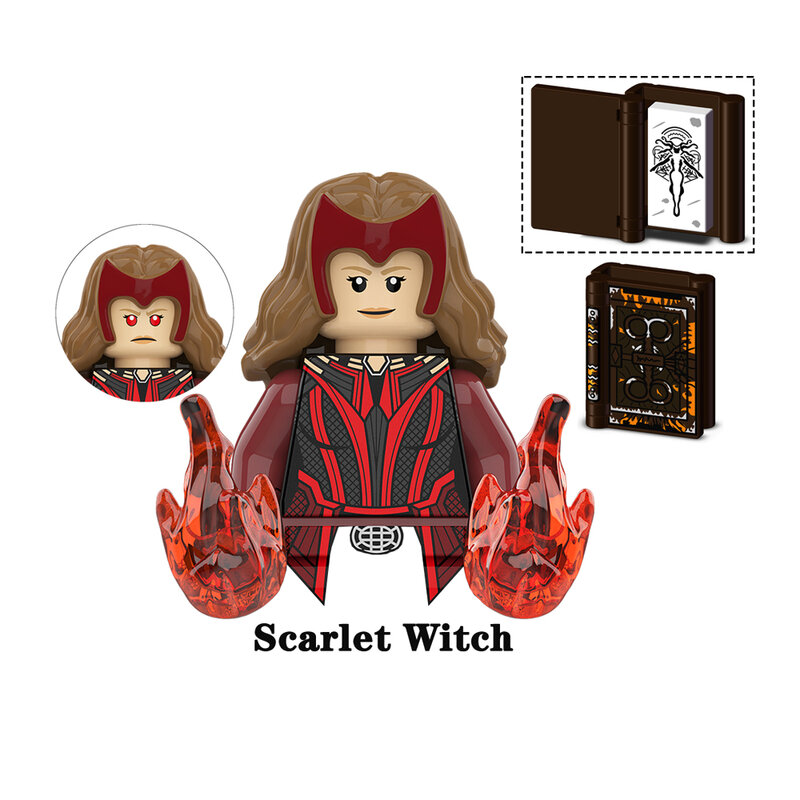 XP442 XP445 Wanda Model PG1193 Building Blocks Scarlet Witch Bricks Vision Figure Mini Quicksilver Figurines Toy