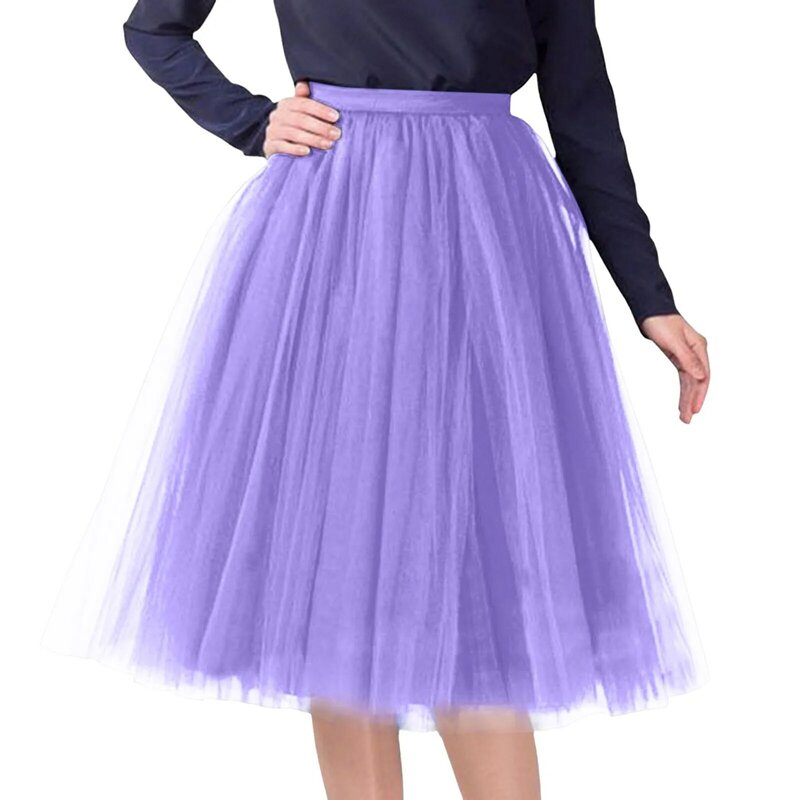 Falda de tul Vintage para mujer, minifalda de tutú corto liso, Ropa de baile de Ballet de lujo, vestido de fiesta, Verano