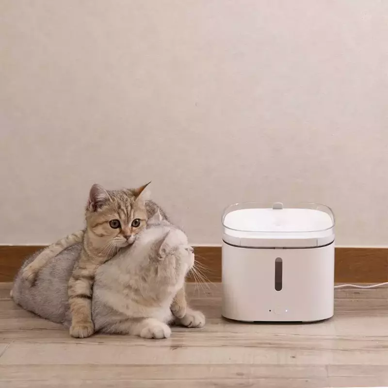 Xiaomi-Distributeur d'eau intelligent pour animaux de compagnie, fontaine automatique pour chien et chat, bol à clics muets, accessoires de filtre